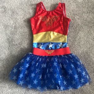 Wonder women kids costume/leotard